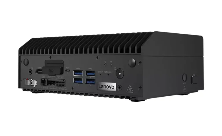 Nouvelles solutions Lenovo ThinkEdge lancées par IA