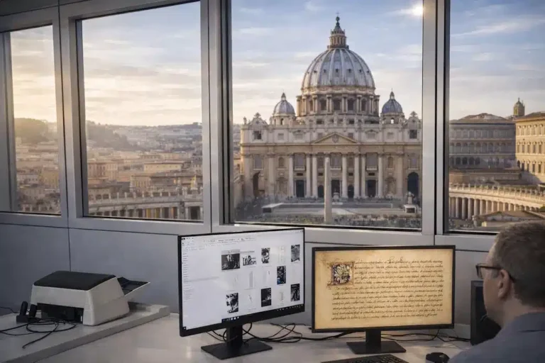 Le Vatican numérise les années d&rsquo;histoire des citoyens avec gestion
