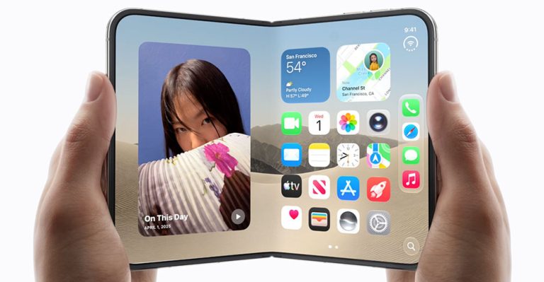 Apple iPhone Duo apporte un design pliable à iOS