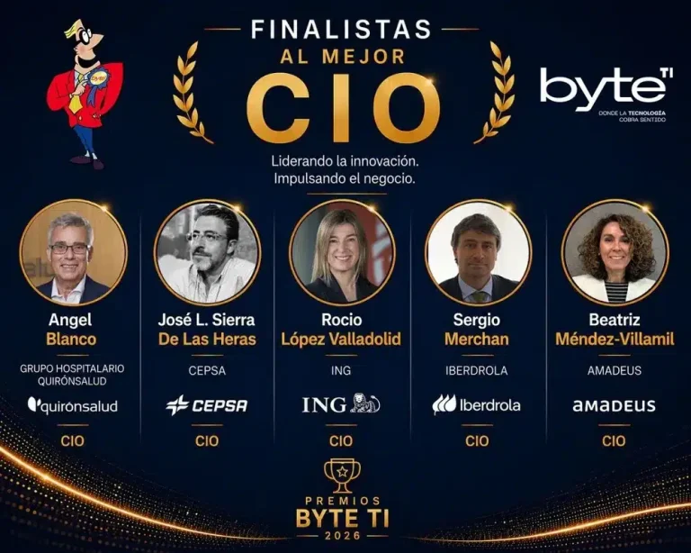 Ce sont les finalistes du Mejor CIO des Premios Byte TI 2026
