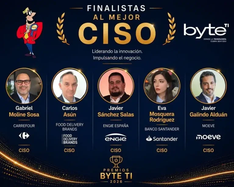 Finalistes du « Mejor CISO » des Premios Byte TI 2026
