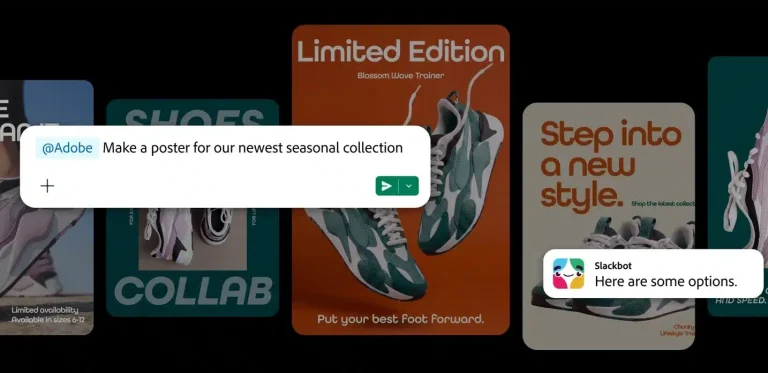 Adobe pour Slack vous propose des outils créatifs de niveau