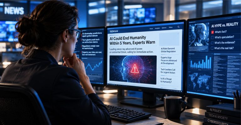 L&rsquo;IA n&rsquo;est pas l&rsquo;apocalypse. Les analystes technologiques doivent le dire